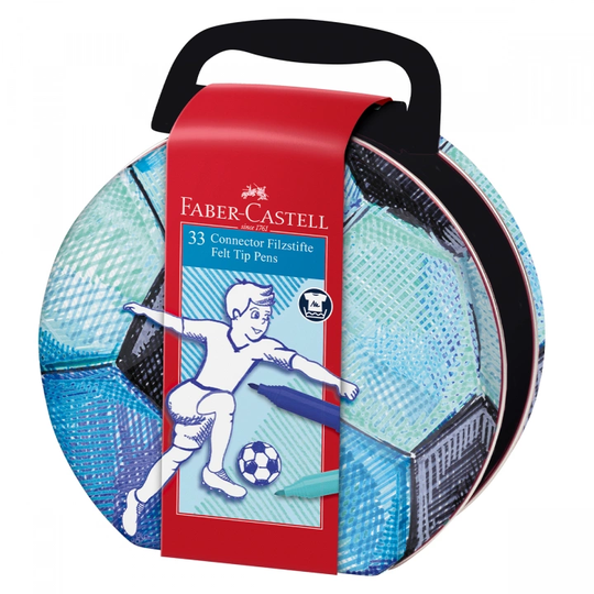 Faber-Castell Tussikynät Connector 33-setti Jalkapallo