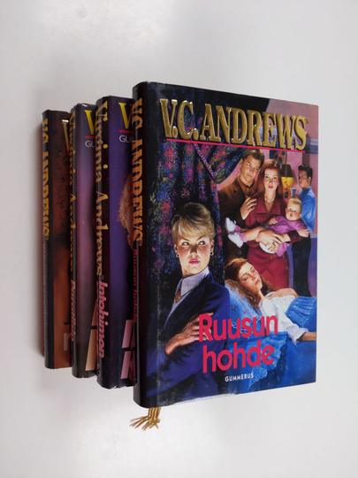 V. C. Andrews : Virginia Andrews paketti (4 kirjaa) : Ruusun hohde ; Intohimon kosketus ; Paratiisin portit ; Käärmeitä ruusutarhassa