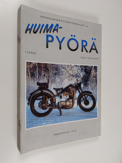 Huimapyörä 2006 : Veteraanimottoripyöräklubi ry: n jäsenlehti (vuosikerta 6 numeroa)