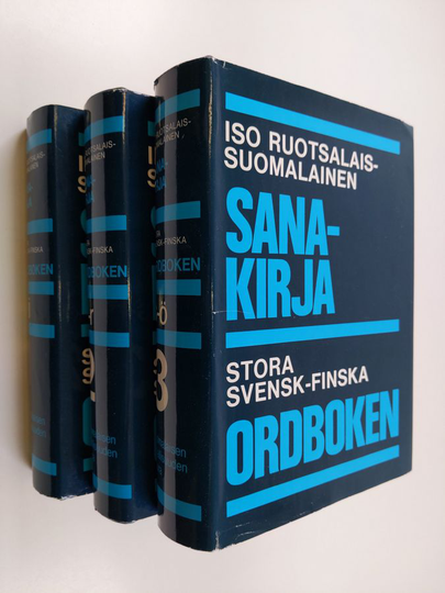Iso ruotsalais-suomalainen sanakirja : 1-3