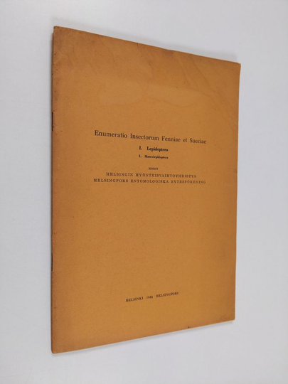Enumeratio insectorum Fenniae et Sueciae : I. Lepidoptera, 1. Macrolepidoptera