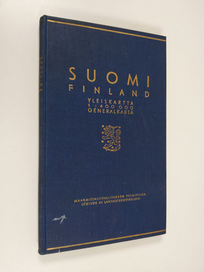 Suomi Finland yleiskartta 1:400000