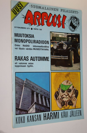 Arpuusi 3/71 : puhuu suunsa puhki