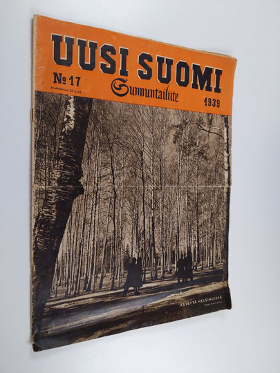 H. J. ym. Viherjuuri (toim.) : Uusi Suomi no: 17/1939 : sunnuntailiite