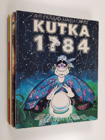 Kutka - setti (4 kirjaa) : Kutka kusta kulloin 1?85 ; Kutka 1?84 ; Kutka 1?79 ; Kutka - eräänlainen vuosikirja 1?84