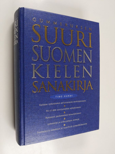 Timo Nurmi : Gummeruksen suuri suomen kielen sanakirja