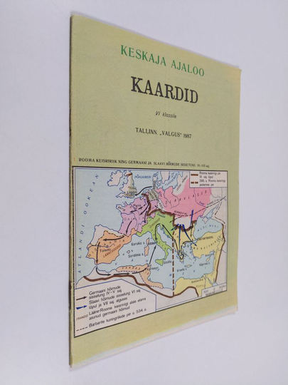 Keskaja ajaloo Kaardid VI klassile - Tallinn "Valgus" 1987