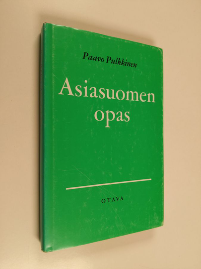 Paavo Pulkkinen : Asiasuomen opas