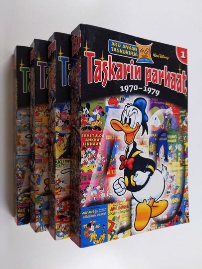 Walt Disney : Taskarin parhaat 1-4 / 1970-2009 (4 kirjaa)