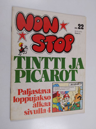 Non stop 22/1976 : Tintti ja Picariot