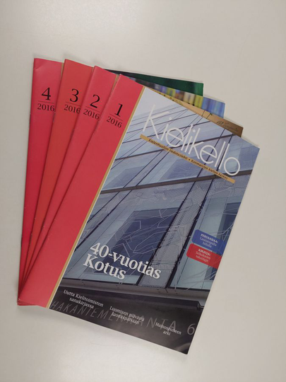 Kielikello 1-4/2016 (vuosikerta) : Kielenhuollon tiedotuslehti