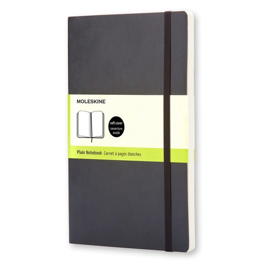 Moleskine Classic Soft Cover Pocket Musta Ruled