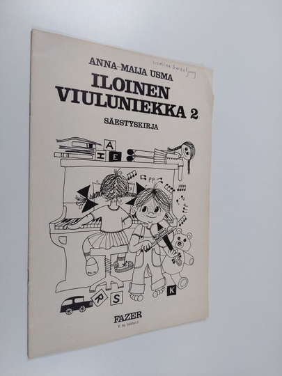 Anna-Maija Usma : Iloinen viuluniekka 2 : säestyskirja