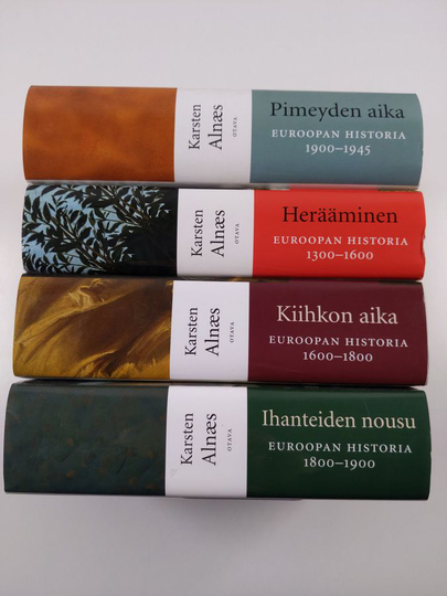 Karsten Alnaes : Euroopan historia 1-4 : Herääminen ; Kiihkon aika ; Ihanteiden nousu ; Pimeyden aika