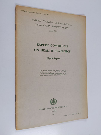 Expert Committee on Health Statistics : eighth report