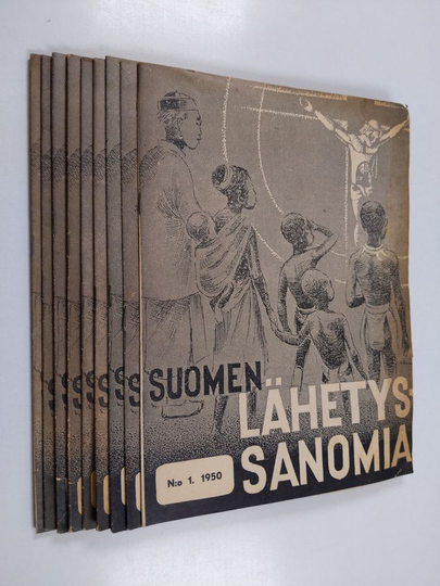 Suomen lähetyssanomia vuosikerta 1950 (1-8, 10-12 ; puuttuu nro 9)