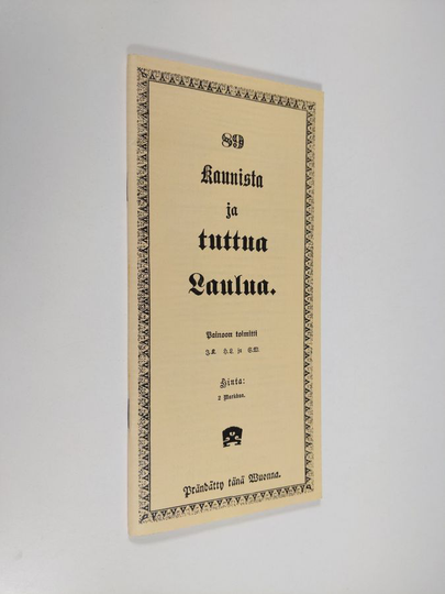 89 kaunista ja tuttua laulua