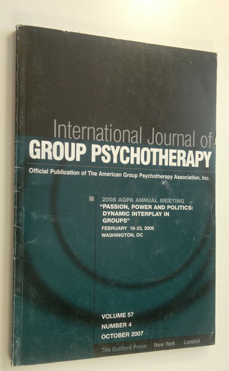 The American Group Psychotherapy Association : International Journal of Group Psychotherapy : Volume 57, Number 4, October 2007