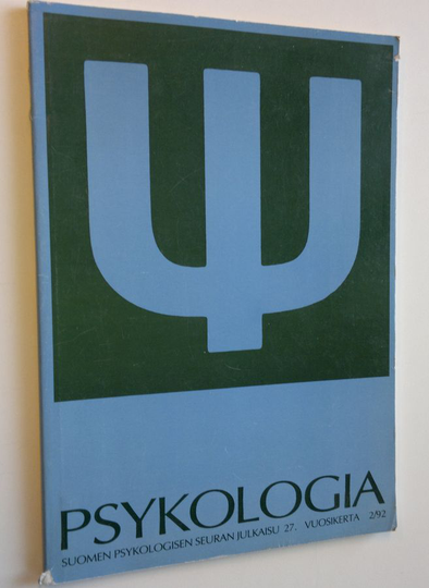 Psykologia 2/1992: tiedepoliittinen aikakauslehti