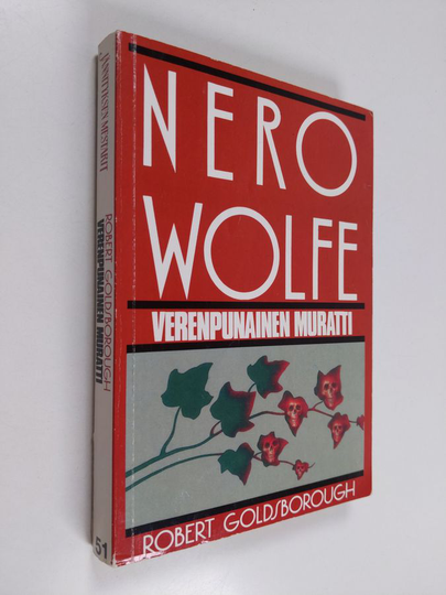 Robert Goldsborough : Verenpunainen muratti