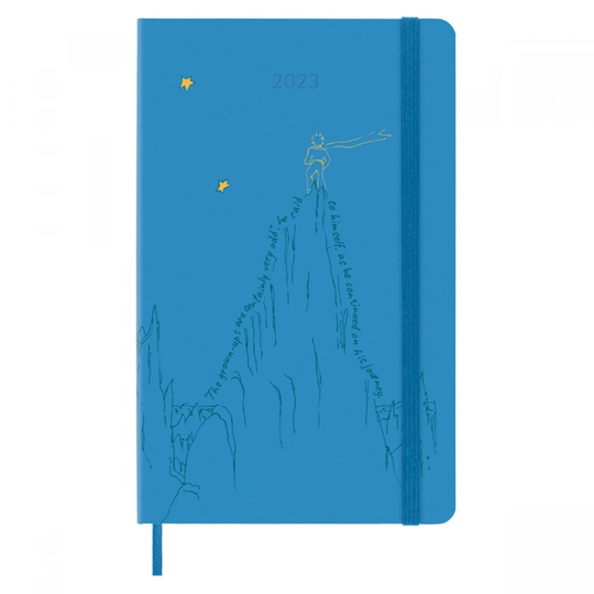 Moleskine 12M Weekly Notebook Le Petit Prince Large Blue