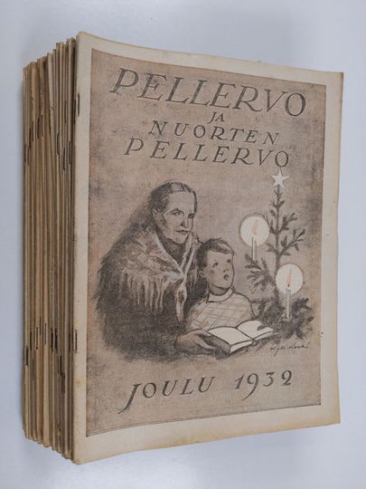 Pellervo vuosikerta 1932 n:ot 1-39 (38 lehteä)