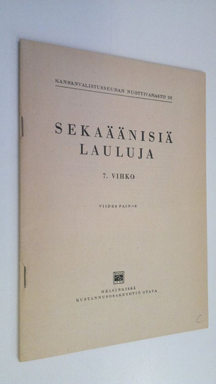 Sekaäänisiä lauluja 7. vihko