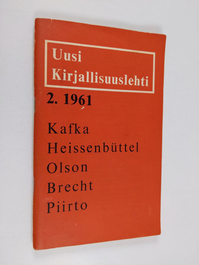 Uusi kirjallisuuslehti 2/1961