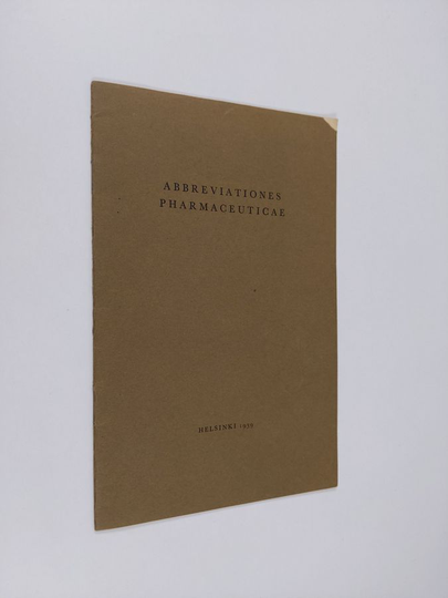 Abbreviationes pharmaceuticae