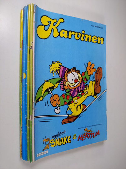 Karvinen vuosikerta 1987 (puuttuu n:o 1 ja 3)