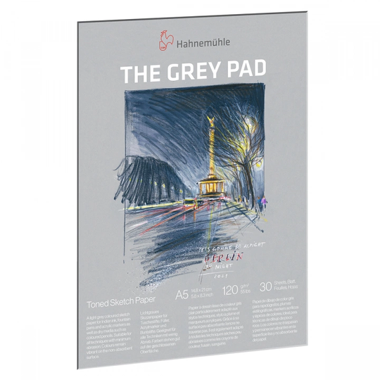 Hahnemühle The Grey Pad Luonnoslehtiö A5 120g
