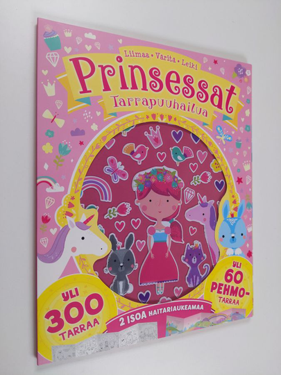 Prinsessat - tarrapuuhailua : liimaa, väritä, leiki
