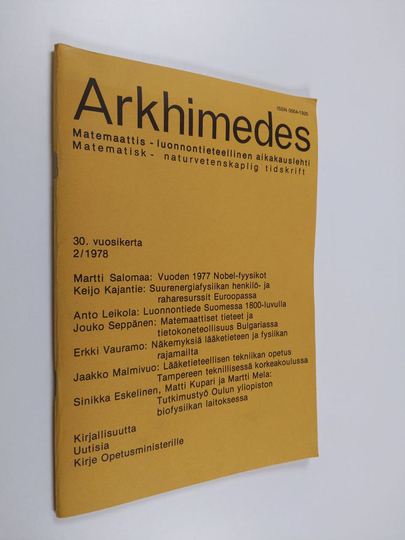 Arkhimedes 2/1978