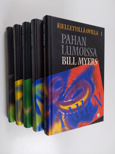 Bill Myers : Kielletyillä ovilla 1-5 (Koko sarja) Pahan lumoissa ; Henget puhuvat ; Voimat iskevät ; Pelon rajamailla ; Viimeinen taistelu