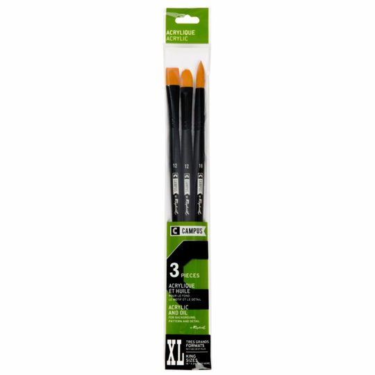 Raphaël Campus Acrylic Pensseli XL 3 kpl