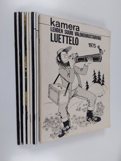 Kameralehti 1975 : vuosikerta 1-10 +valokuvaustarvikeluettelo