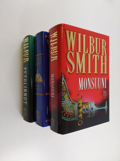 Wilbur Smith : Wilbur Smith -setti (3 kirjaa): Petolinnut ; Monsuuni ; Siintävä horisontti