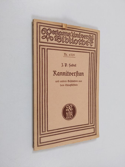 Johann Peter Hebel : Kannitverstan und andere Geschichten