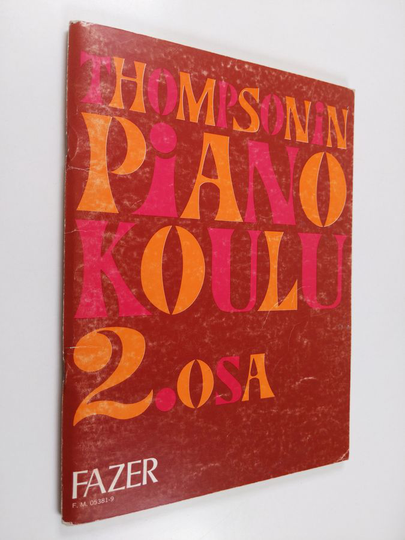 Thompsonin pianokoulu 2. osa