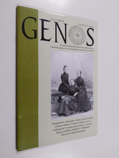 Genos 2 / 2004 : Suomen sukututkimusseuran aikakauskirja
