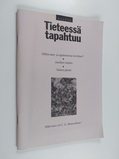 Tieteessä tapahtuu 8/1998