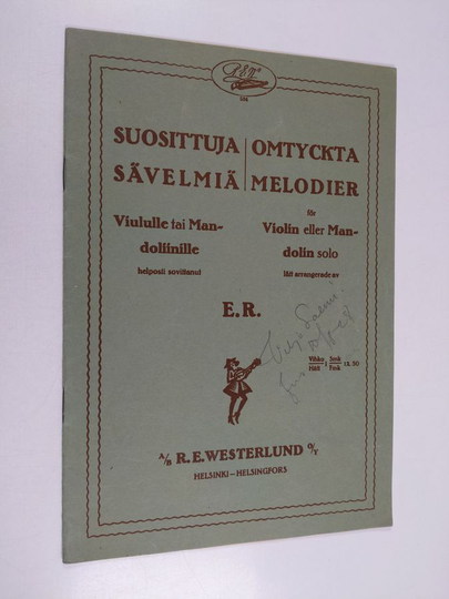 Suosittuja sävelmiä viululle tai mandoliinille