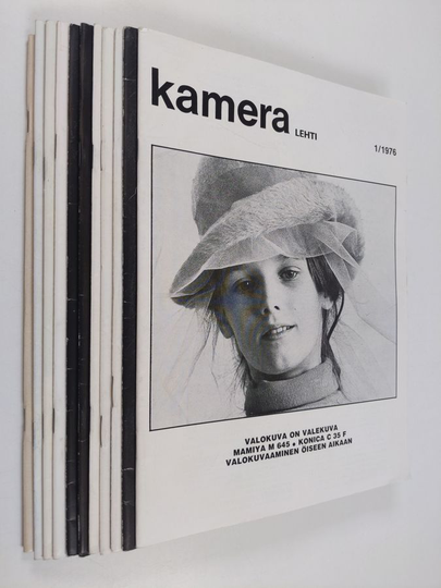 Kameralehti vuosikerta 1976 (1-10 + suuri valokuvaustarvikeluettelo 1976)