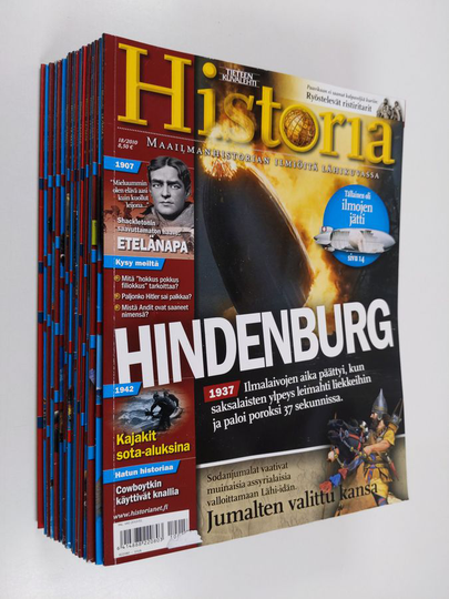 Tieteen kuvalehti Historia vuosikerta 2010 (2 - 18, puuttuu nro 1)
