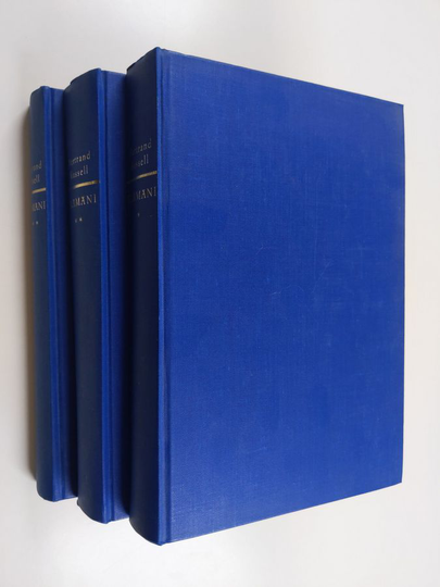 Bertrand Russell : Elämäni 1-3 : 1872-1914 ; 1914-1944 ; 1944-1967