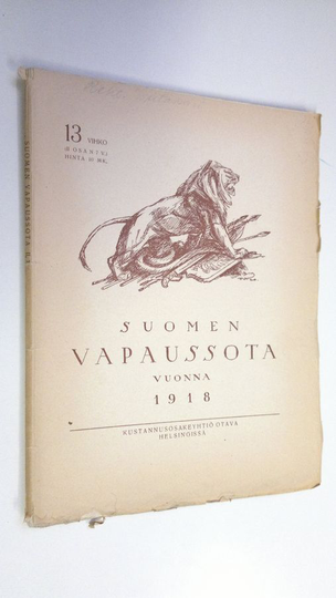Suomen vapaussota vuonna 1918 13. vihko