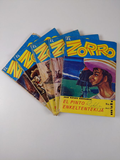 Juan Baptiste Montauban : El Zorro n:o 1-5/1961