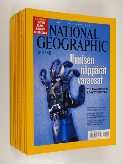 National Geographic Suomi vuosikerta 2010 (1-12)