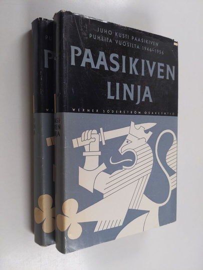 J. K. Paasikivi : Paasikiven linja 1-2 : Juho Kusti Paasikiven puheita ja esitelmiä vuosilta 1923-1956