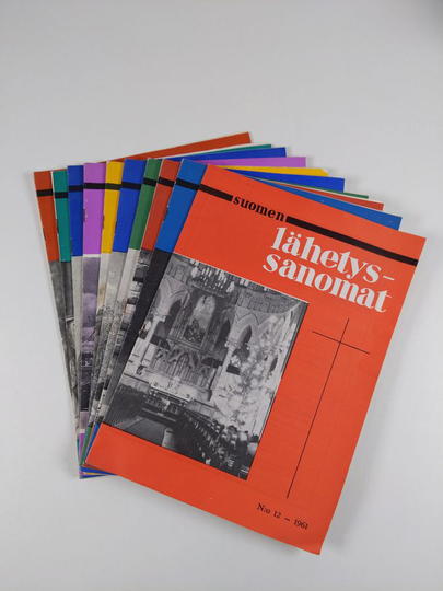 Suomen lähetyssanomat vuosikerta 1961 (1 - 12, puuttuu n:o 10)
